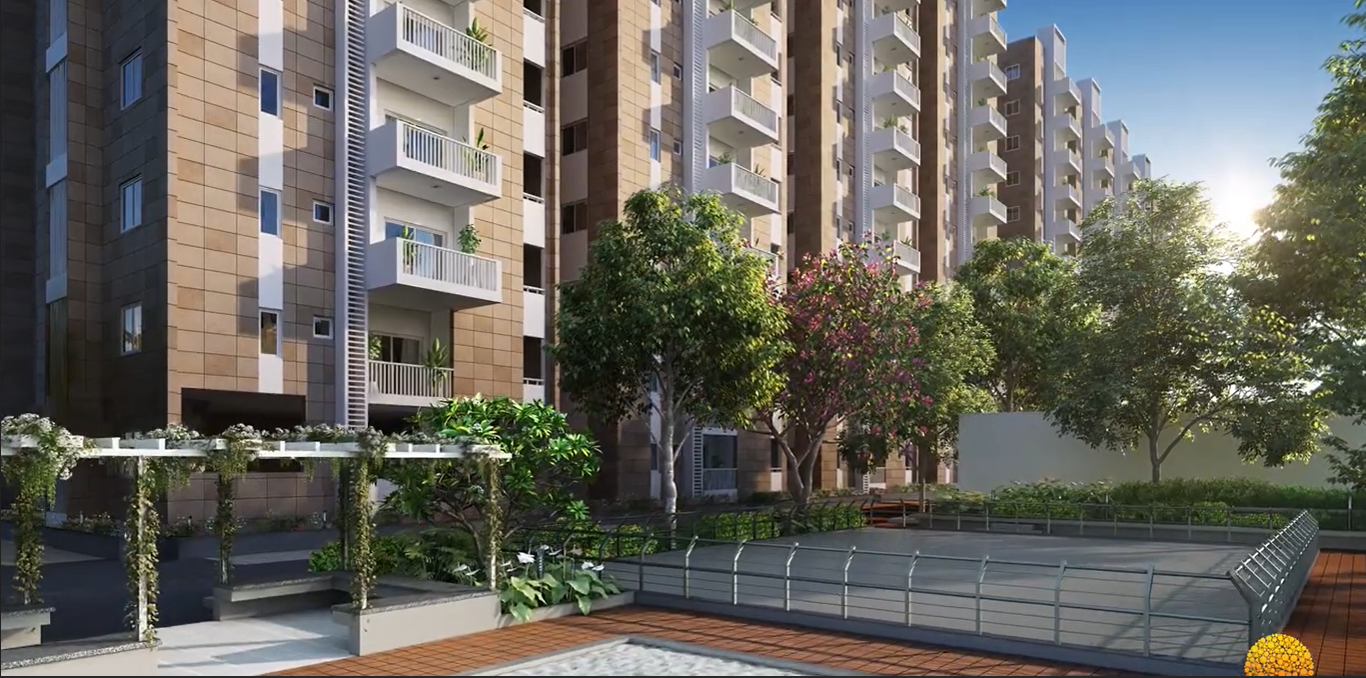 2.5 BHK + Study Room Apartment For Sale in Ambience Courtyard