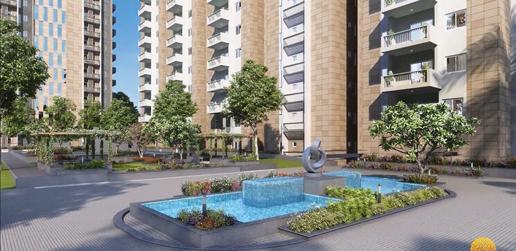 Exterior View, ambience-courtyard 2.5 Bedroom 1340 Sq.Ft. Apartment In Manikonda Hyderabad 8694525
