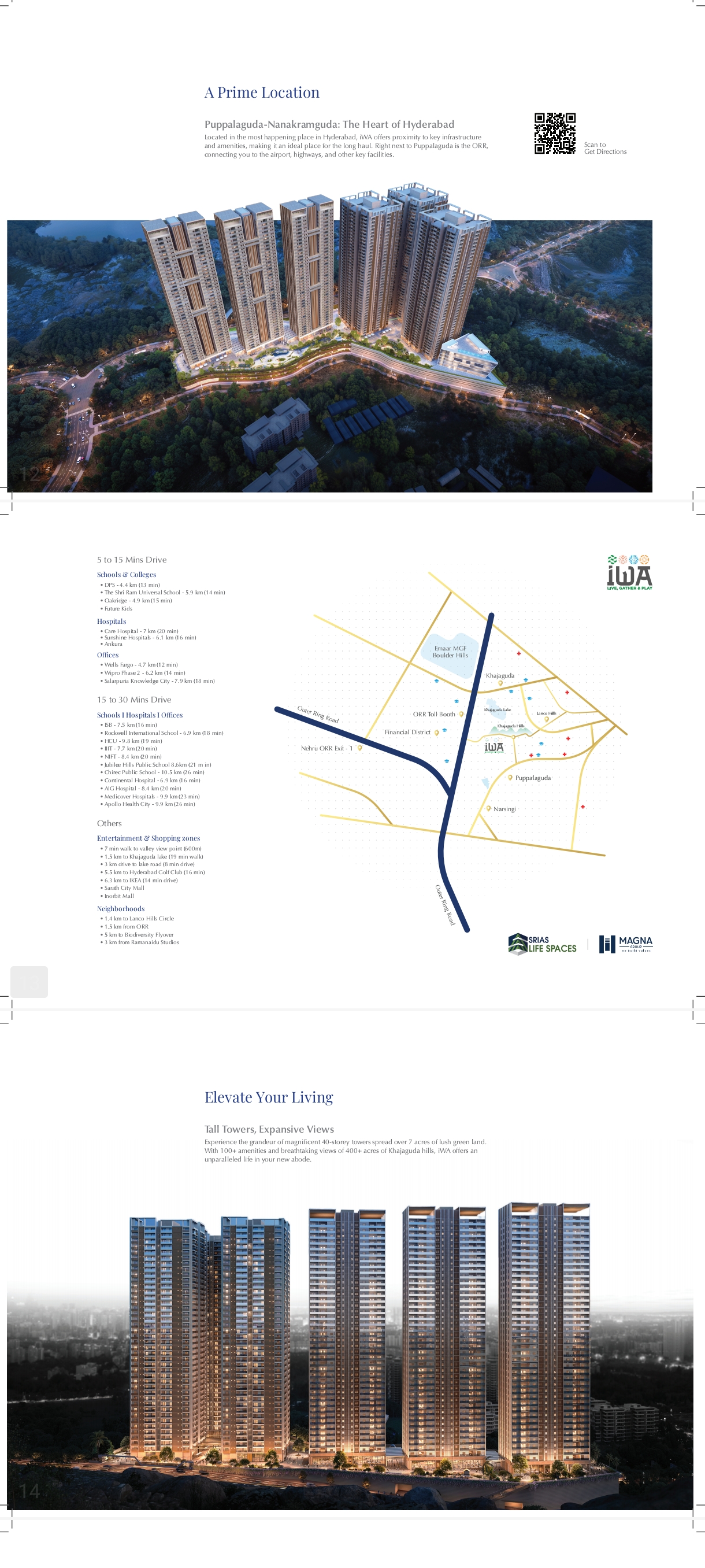 4 BHK + Pooja Room 3620 Sq.Ft. Apartment in Srias Iwa