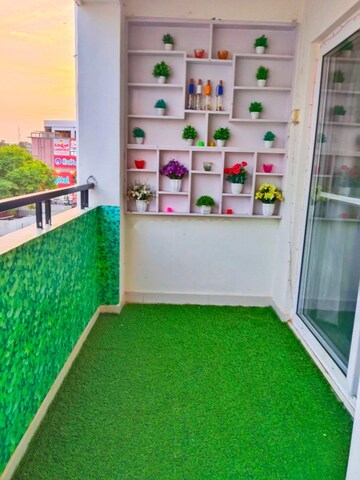 Balcony in 3 BHK Apartment at SLS Spring Woods, Harlur – for Rent