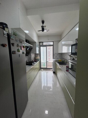 Kitchen in 3 BHK Apartment at Piramal Vaikunth, Balkum Pada – for Rent
