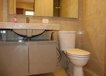 Bathroom in 3 BHK Apartment at Hiranandani Estate, Ghodbunder Road – for Rent