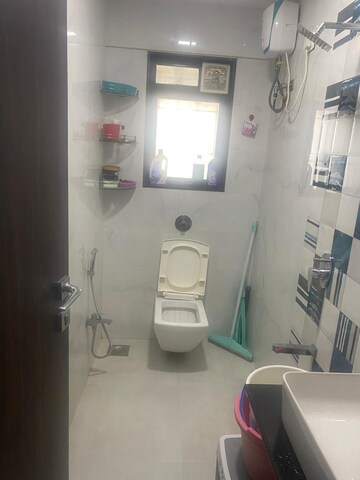 Bathroom in 2 BHK Apartment at Velentine Tower, Goregaon East – for Rent