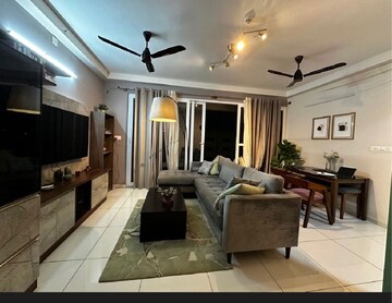 Living Room in 3 BHK Apartment at Godrej Nurture Electronic City, Electronic City Phase I – for Rent