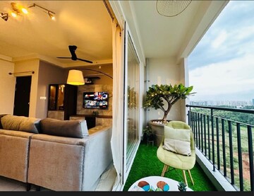 Balcony in 3 BHK Apartment at Godrej Nurture Electronic City, Electronic City Phase I – for Rent