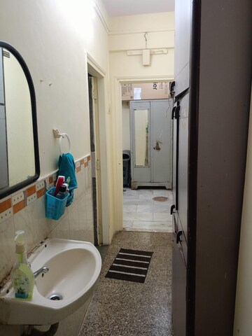 Bathroom in 1 BHK Apartment at New Pushpa Kunj CHS, Sion West – for Rent