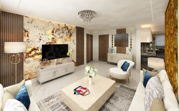 Living Room in 4 BHK Apartment at Sector 24 – for Sale