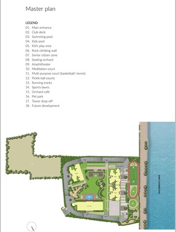 Master Plan in 3.5 BHK Apartment at Lodha Azur, Bannerghatta Road – for Sale