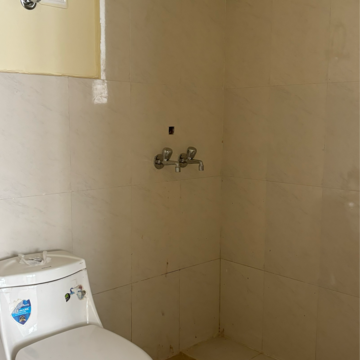 Bathroom in 2 BHK Apartment at Pyramid Elite, Nawada Fatehpur – for Rent