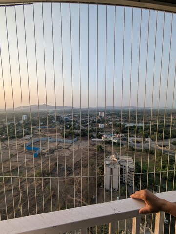 Balcony in 2 BHK Apartment at Triveni Crown, Kalyan West – for Rent