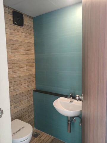 Bathroom in 1 BHK Apartment at Lodha Crown Quality Homes, Majiwada – for Rent
