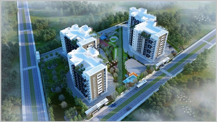 Master Plan, mahaveer-northscape 3 Bedroom 1533 Sq.Ft. Apartment In Sadahalli Bangalore 8695872