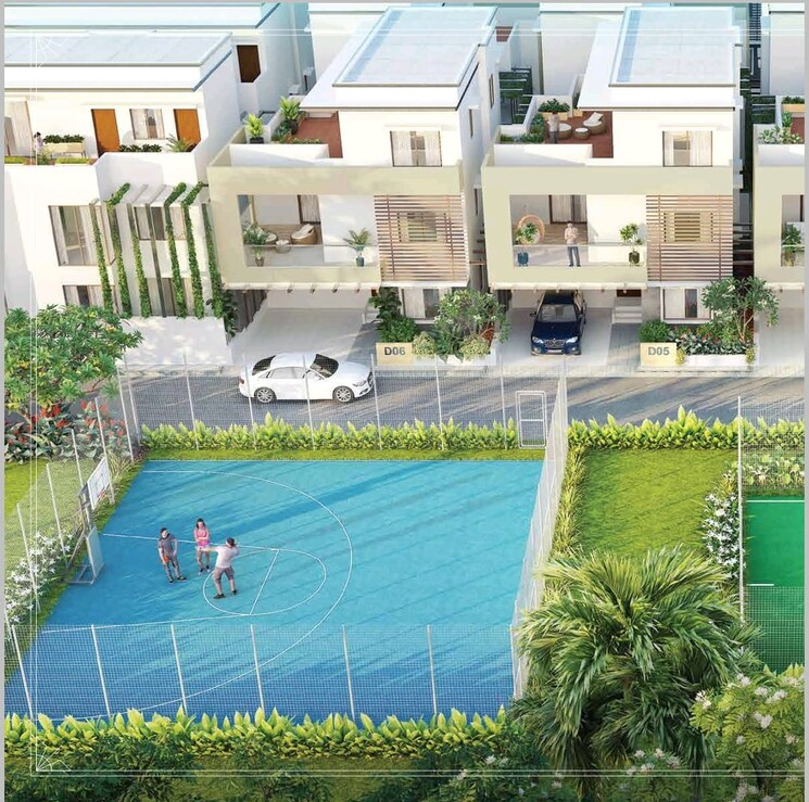 Swimming Pool, shriram-chirping-grove-2 3 Bedroom 2209 Sq.Ft. Villa In Sarjapur Road Bangalore 8695889