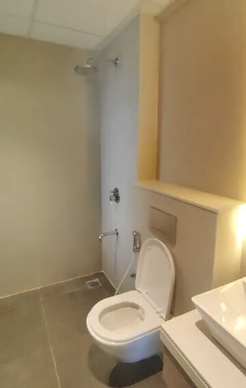 Bathroom in 3 BHK Apartment at Kalpataru Siddhachal Elite, Vasant Vihar – for Rent