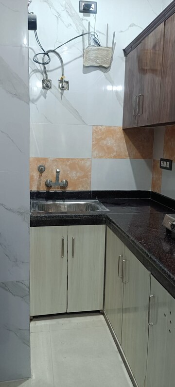 Kitchen in Studio Builder Floor at East of Kailash Block-B RWA, East Of Kailash – for Rent