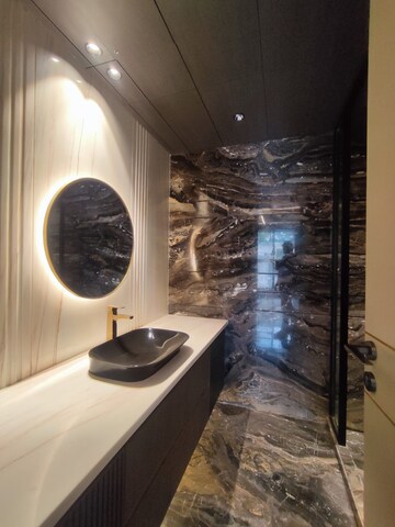 Bathroom in 4 BHK Builder Floor at Geetanjali Enclave – for Sale