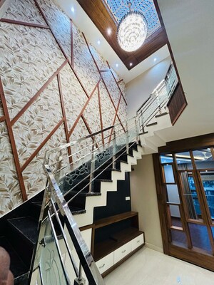 Staircase in 4 BHK Villa at Greater Mohali – for Sale