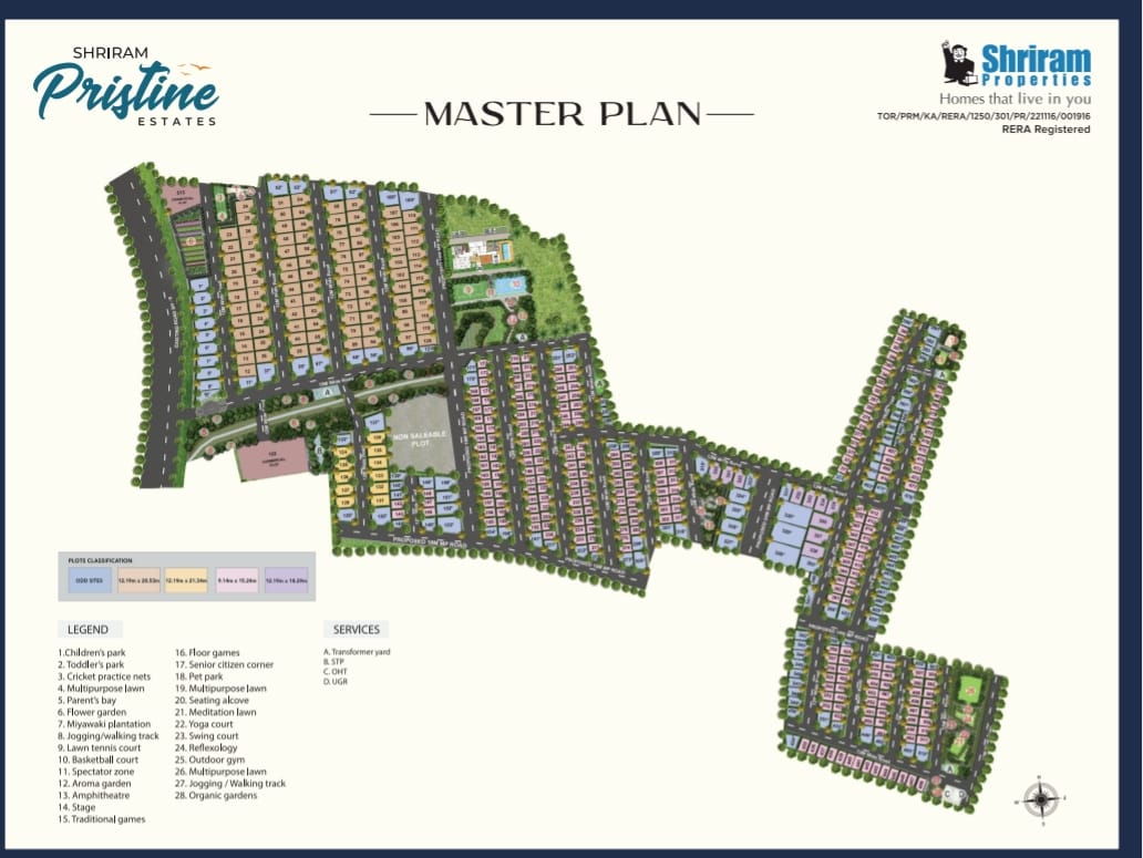 Plot For Sale in Shriram Pristine Estates
