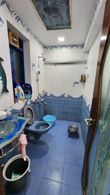 Bathroom in 3 BHK Apartment at Neelkanth Valley, Ghatkopar East – for Sale