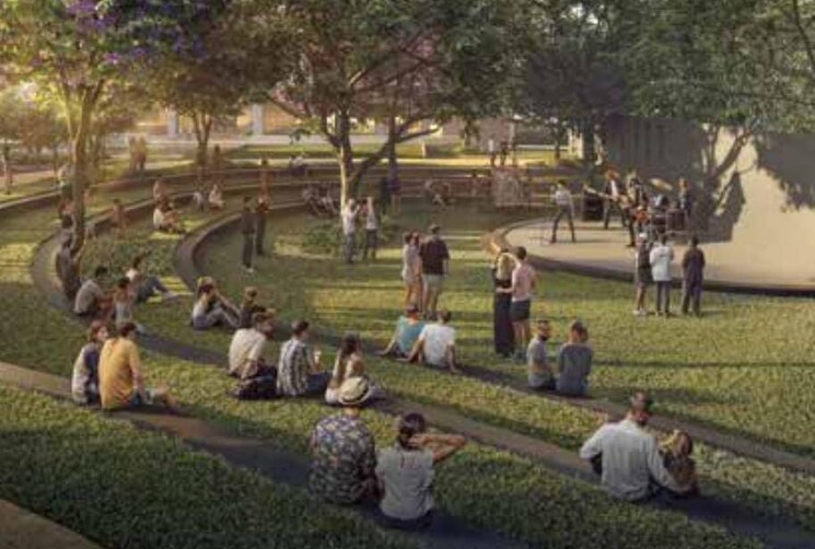 Garden, godrej-lakeside-orchard 2 Bedroom 1215 Sq.Ft. Apartment In Sarjapur Road Bangalore 8696516