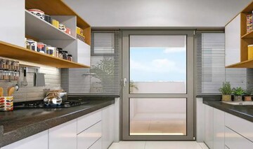 Kitchen in 3 BHK Apartment at Godrej Lakeside Orchard, Sarjapur Road – for Sale
