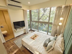 Living Room in 3 BHK Apartment at Godrej Exquisite, Ghodbunder Road – for Sale
