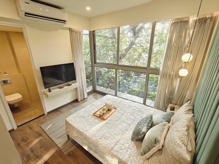Living Room, godrej-exquisite 3 Bedroom 922 Sq.Ft. Apartment In Ghodbunder Road Thane 8696637
