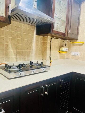 Kitchen in 3 BHK Builder Floor at Panchsheel Enclave – for Rent