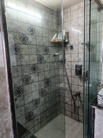 Bathroom in 3 BHK Apartment at Kamala Nav Natraj, Santacruz West – for Rent