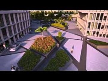 Balcony in  Office Space at HN Safal Mondeal Heights, Ramdevnagar – for Rent