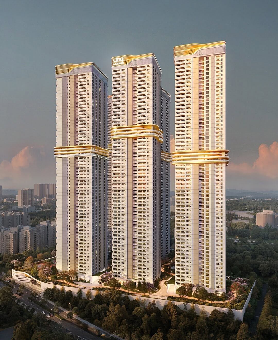 2.5 BHK + Extra Room Apartment For Rent in Cybercity Marina Skies