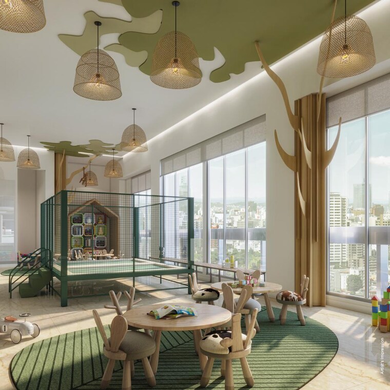 Gym, chandak-greenairy 2 Bedroom 661 Sq.Ft. Apartment In Borivali East Mumbai 8697426