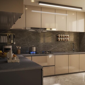 Kitchen in 2 BHK Apartment at Chandak Greenairy, Borivali East – for Sale