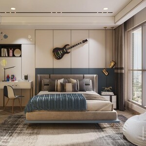 Living Room in 2 BHK Apartment at Chandak Greenairy, Borivali East – for Sale