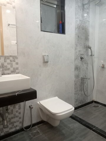 Bathroom in 2 BHK Apartment at Neminath Nemi Bhavan, Goregaon West – for Rent