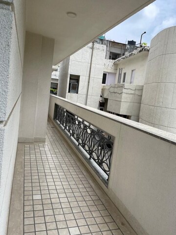 Balcony in 4 BHK Apartment at Boutique Residential Apartments D-6 4, Vasant Vihar – for Rent