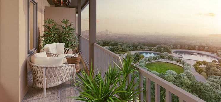 Balcony, indosam75 4 Bedroom 2497 Sq.Ft. Apartment In Sector 75 Noida 8697638