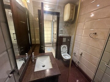 Kitchen in 3 BHK Builder Floor at Greater Kailash I – for Rent