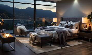 Bedroom in 3 BHK Apartment at The Prestige City, Mulund West – for Sale