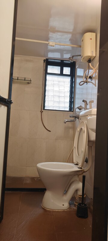 Bathroom in 1 BHK Apartment at Nutan Abhishek, Andheri West – for Rent