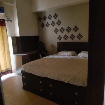 Bedroom in 3 BHK Apartment at Raheja Exotica, Pascal Wadi – for Rent
