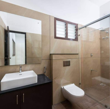 Attached Bathroom in 3 BHK Apartment at Raheja Exotica, Pascal Wadi – for Rent