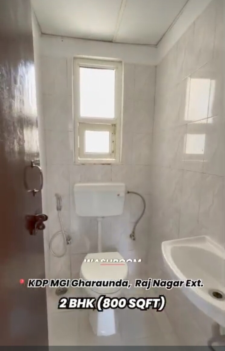 Bathroom, mgi-gharaunda 2 Bedroom 800 Sq.Ft. Apartment In Raj Nagar Extension Ghaziabad 8698636