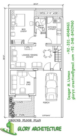 Floor Plan in 4 BHK Independent House at Turner Road – for Sale