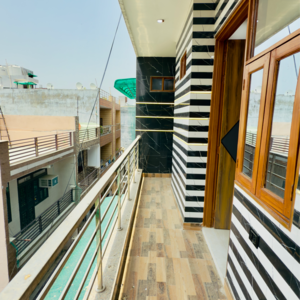 Balcony in 3 BHK Builder Floor at Dwarka – for Sale