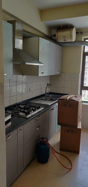 Kitchen in 3 BHK Apartment at Unitech Fresco, Sector 50 – for Rent