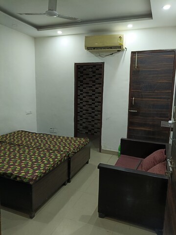 Bedroom in 3 BHK Builder Floor at Motia Blue Ridge, Dhakoli – for Rent