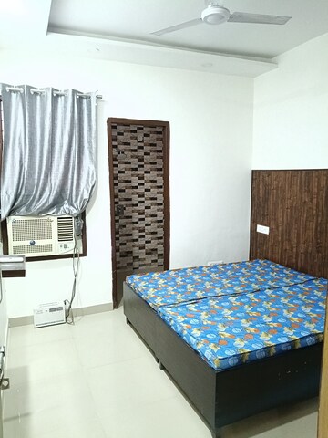 Bedroom in 3 BHK Builder Floor at Motia Blue Ridge, Dhakoli – for Rent