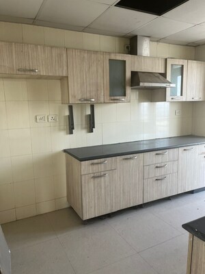 Kitchen in 3 BHK Apartment at Goel Ganga Hill Mist Garden, Kondhwa – for Rent