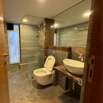 Living Room in 4 BHK Apartment at Raheja Exotica, Pascal Wadi – for Rent